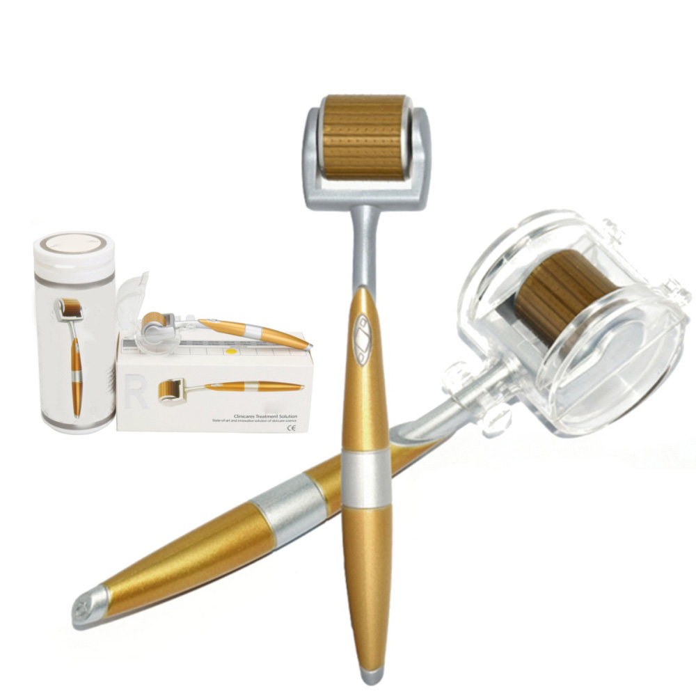 Derma Roller ZGTS Luxury Titanium Micro Needle,0.75Ml gold