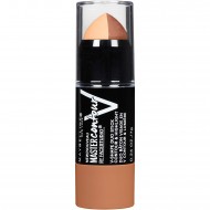 Maybelline New York Makeup Facestudio Master Contour V-Shape Duo Stick, Deep Shade Contour Stick, 0.24 oz